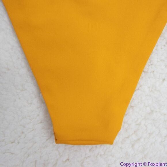 NEW Toast Swim String Bikini Bottom in Marigold, M - Picture 12 of 16